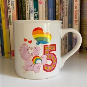 Vintage Care Bears 5th B-Day Mug collectible 1985